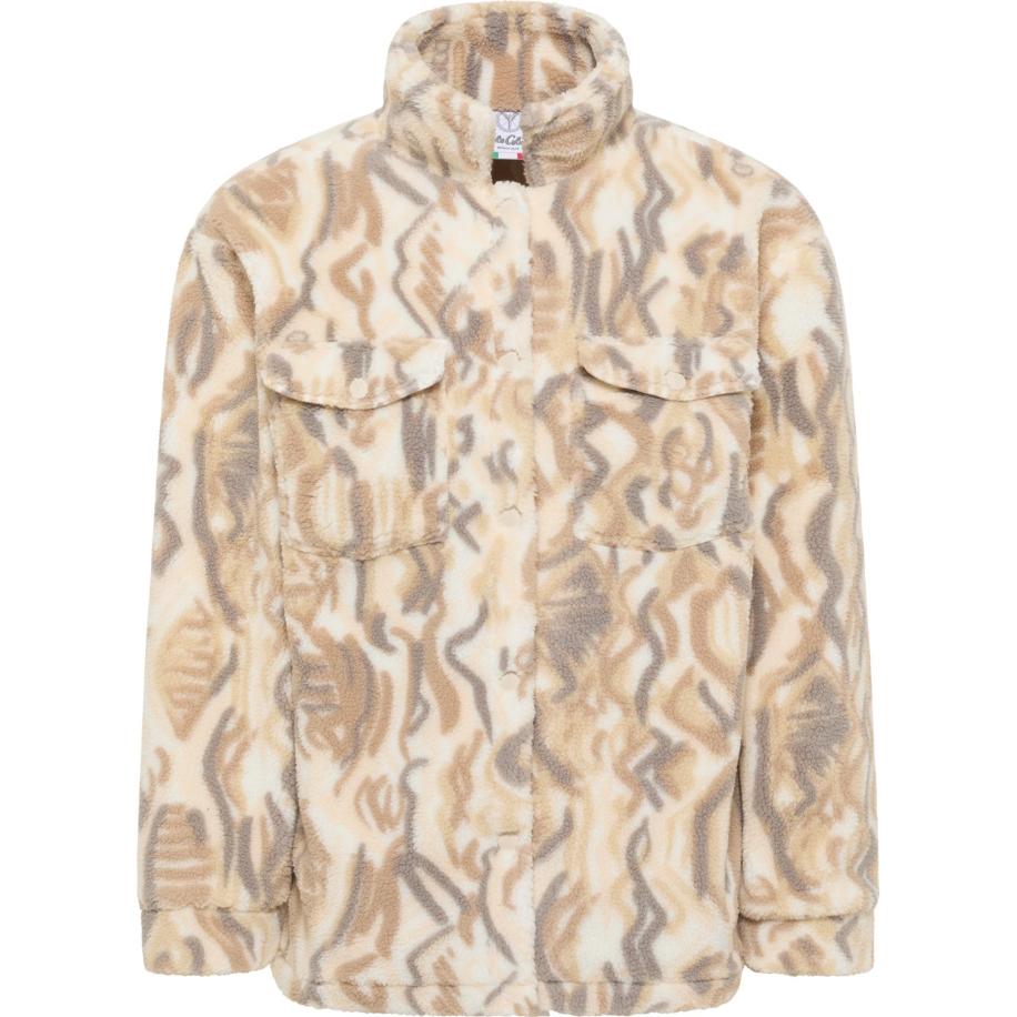 carlo colucci Carlo Colucci Sweatvest Dirler beige / sand / grijs -