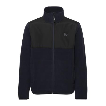 11 Project 11 Project Fleece jas Dexton navy / zwart