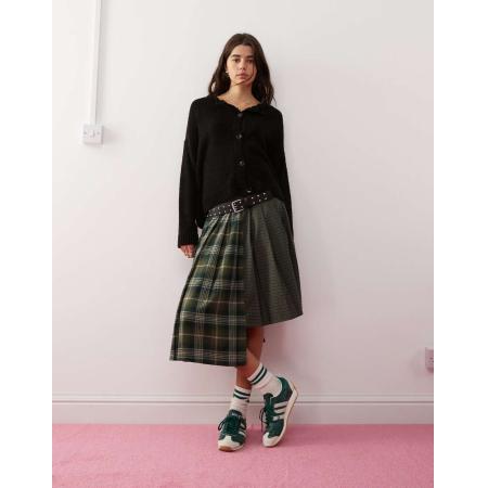 Reclaimed Vintage Recht vest in zwart