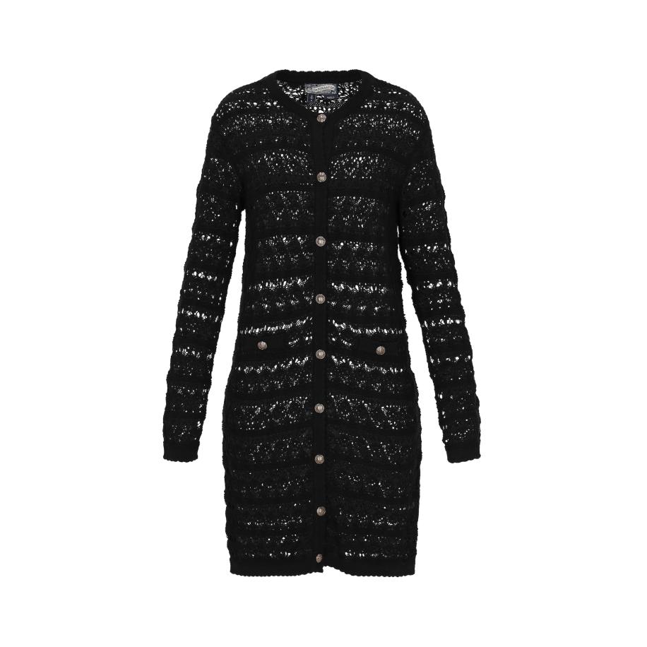 DreiMaster DreiMaster Vintage Gebreid vest zwart -