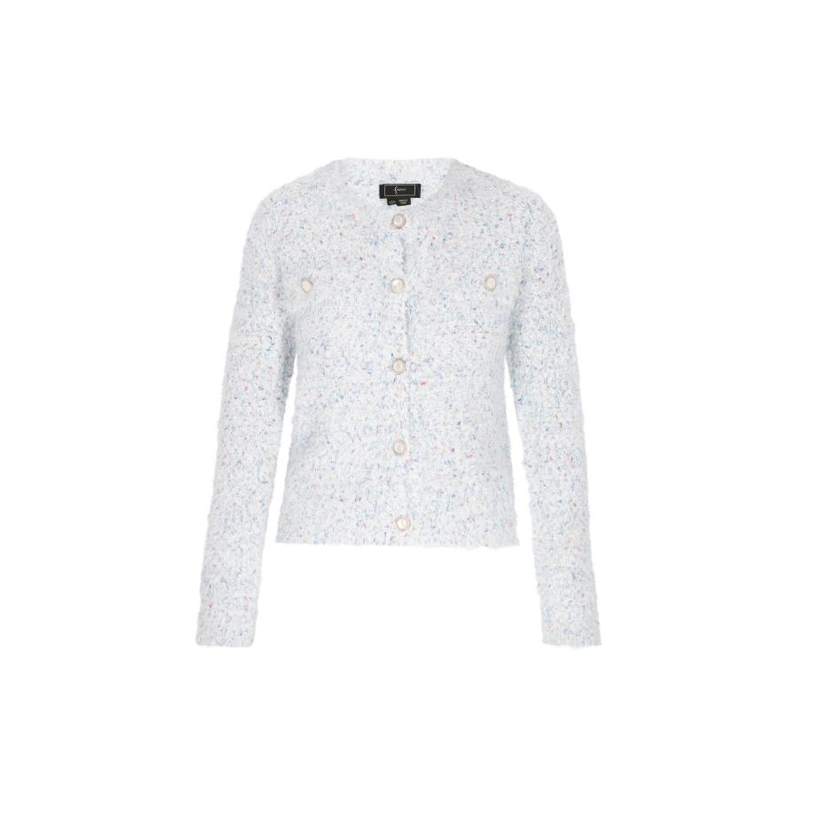 Faina faina Gebreid vest blauw / rood / wit -