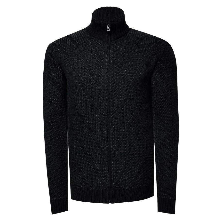 Rusty Neal Rusty Neal Gebreid vest zwart -