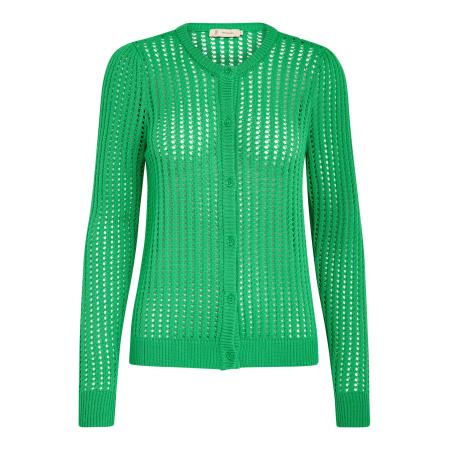 Peppercorn Peppercorn Gebreid vest Libby groen