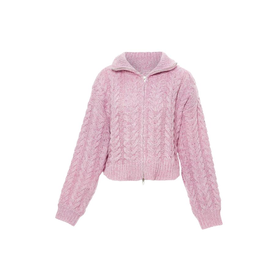 Sookie Sookie Gebreid vest lichtroze -