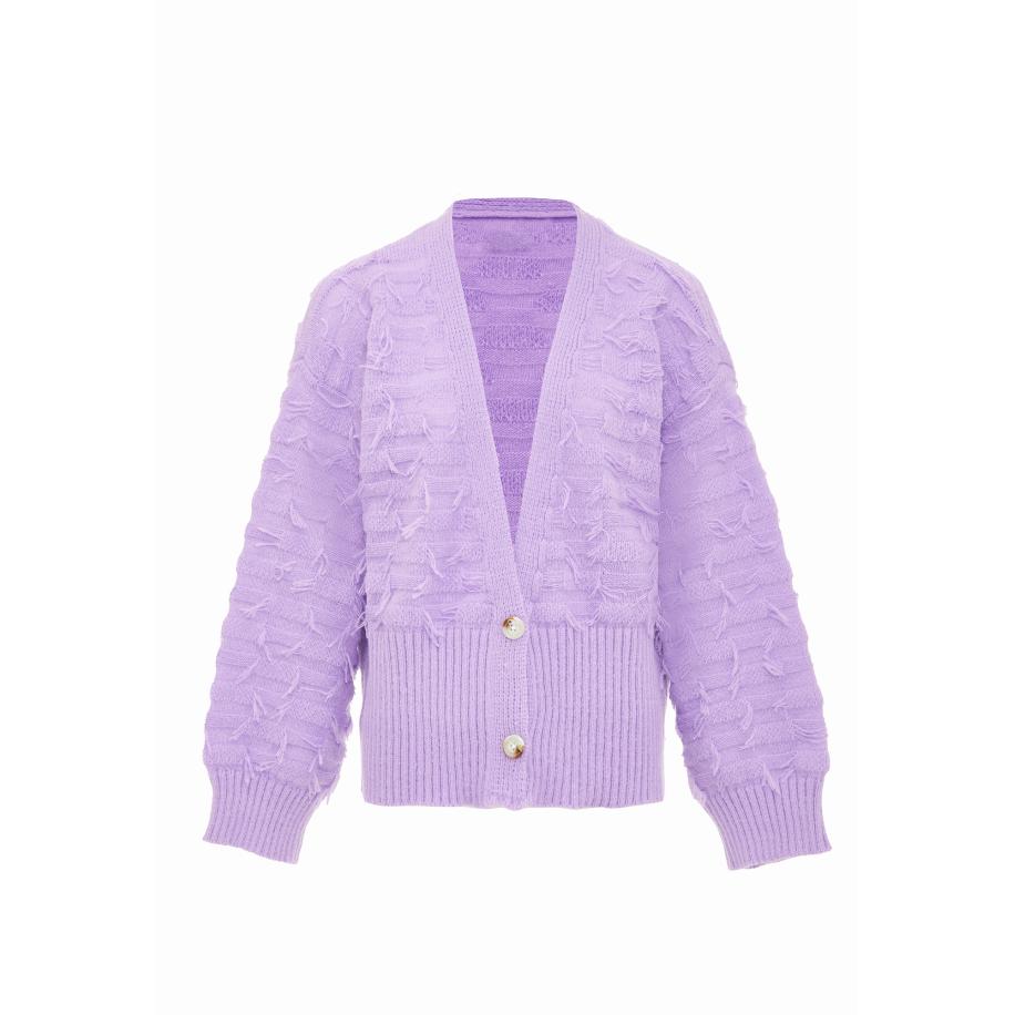 Sookie Sookie Gebreid vest sering -