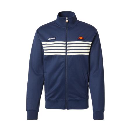 ELLESSE Sweatvest Vicenza ivoor / navy / geel / kersrood