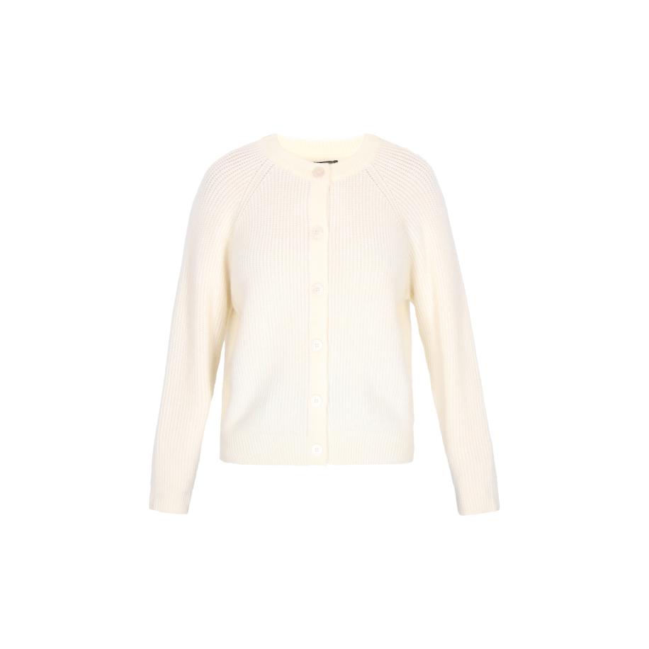 DreiMaster DreiMaster Vintage Gebreid vest offwhite -