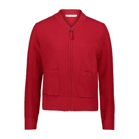 Betty & Co Betty & Co Gebreid vest donkerrood