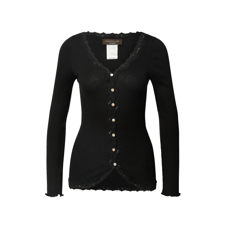 Rosemunde rosemunde Gebreid vest zwart -