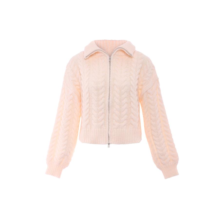 Sookie Sookie Gebreid vest wolwit -