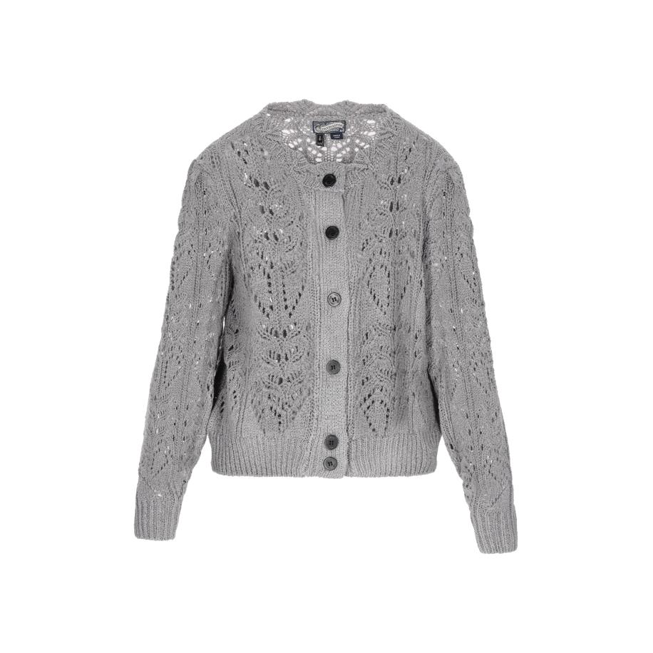 DreiMaster DreiMaster Vintage Gebreid vest grijs -