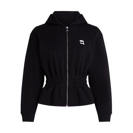 Karl Lagerfeld Karl Lagerfeld Sweatvest Ikon lichtbeige / zwart / wit