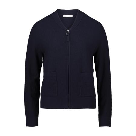 Betty & Co Betty & Co Gebreid vest donkerblauw