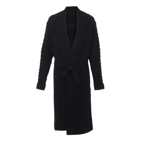 aleva aleva Gebreid vest zwart