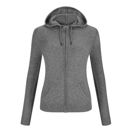 CASH-MERE.CH CASH-MERE.CH Gebreid vest grijs