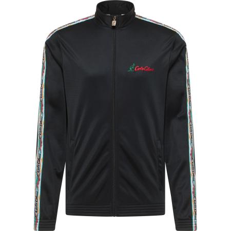 carlo colucci Carlo Colucci Sweatvest Erckert groen / rood / zwart / wit