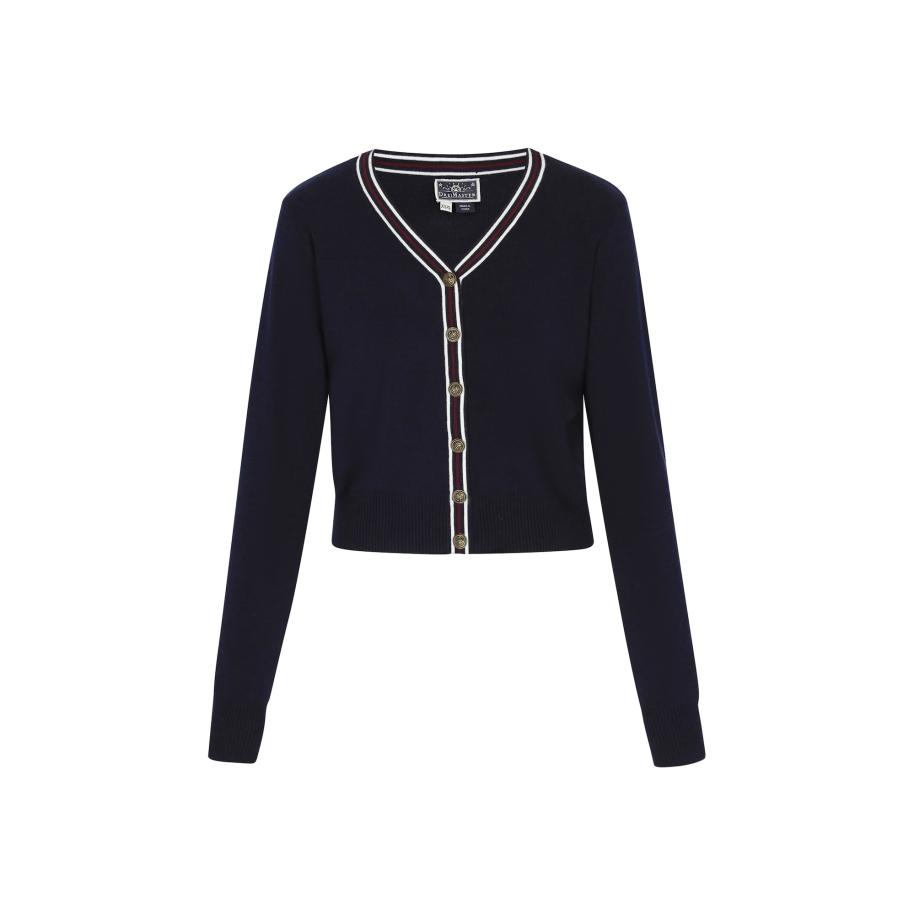 DreiMaster DreiMaster Maritim Gebreid vest navy / wit -