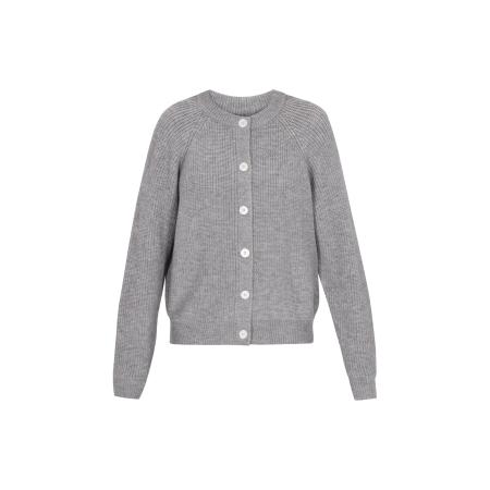 DreiMaster DreiMaster Vintage Gebreid vest grijs