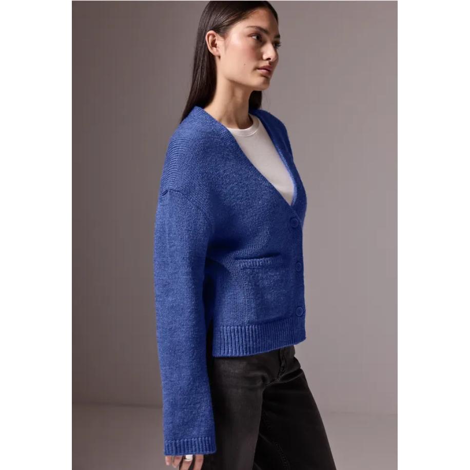 Street One Gebreid vest Blauw