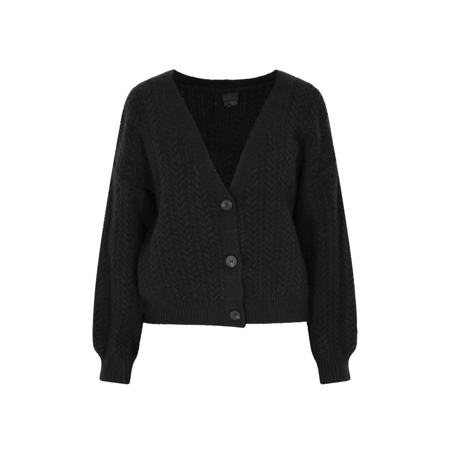 DreiMaster DreiMaster Klassik Gebreid vest zwart -