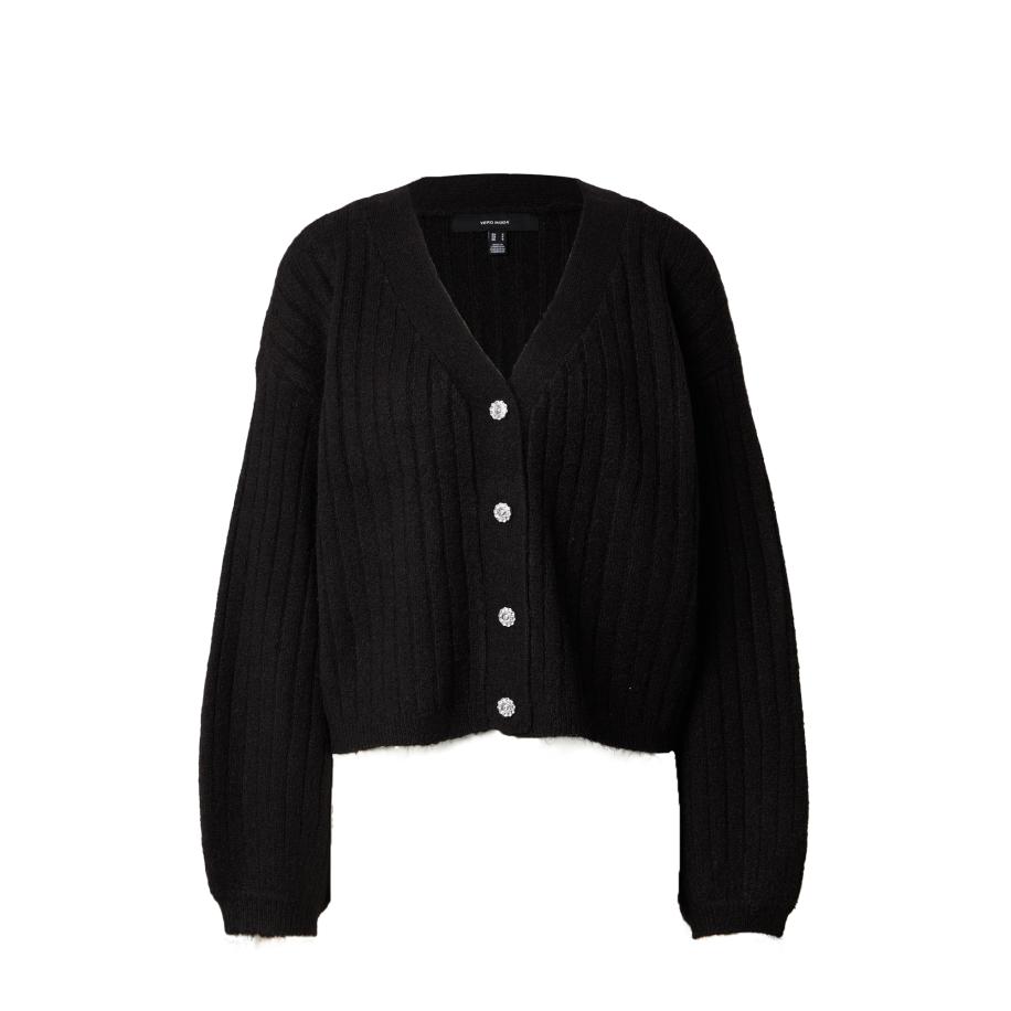 Vero Moda VERO MODA Gebreid vest VMELYA zwart -