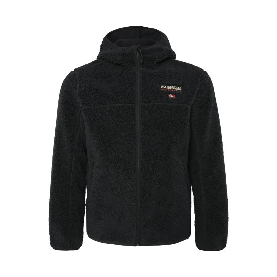 Napapijri NAPAPIJRI Fleece jas Tynik zwart -