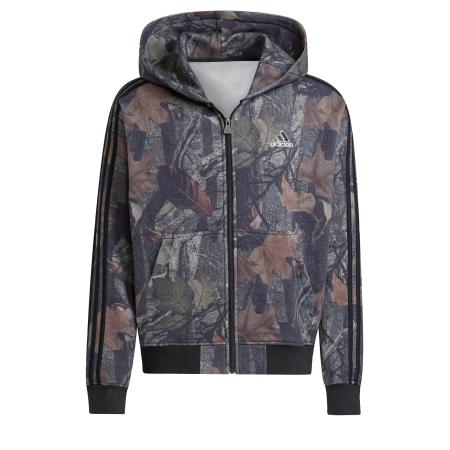 Adidas ADIDAS ORIGINALS Sweatvest Camo Hooded bruin / donkergroen / zwart