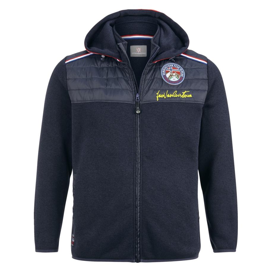jan vanderstorm Jan Vanderstorm Fleece jas donkerblauw -