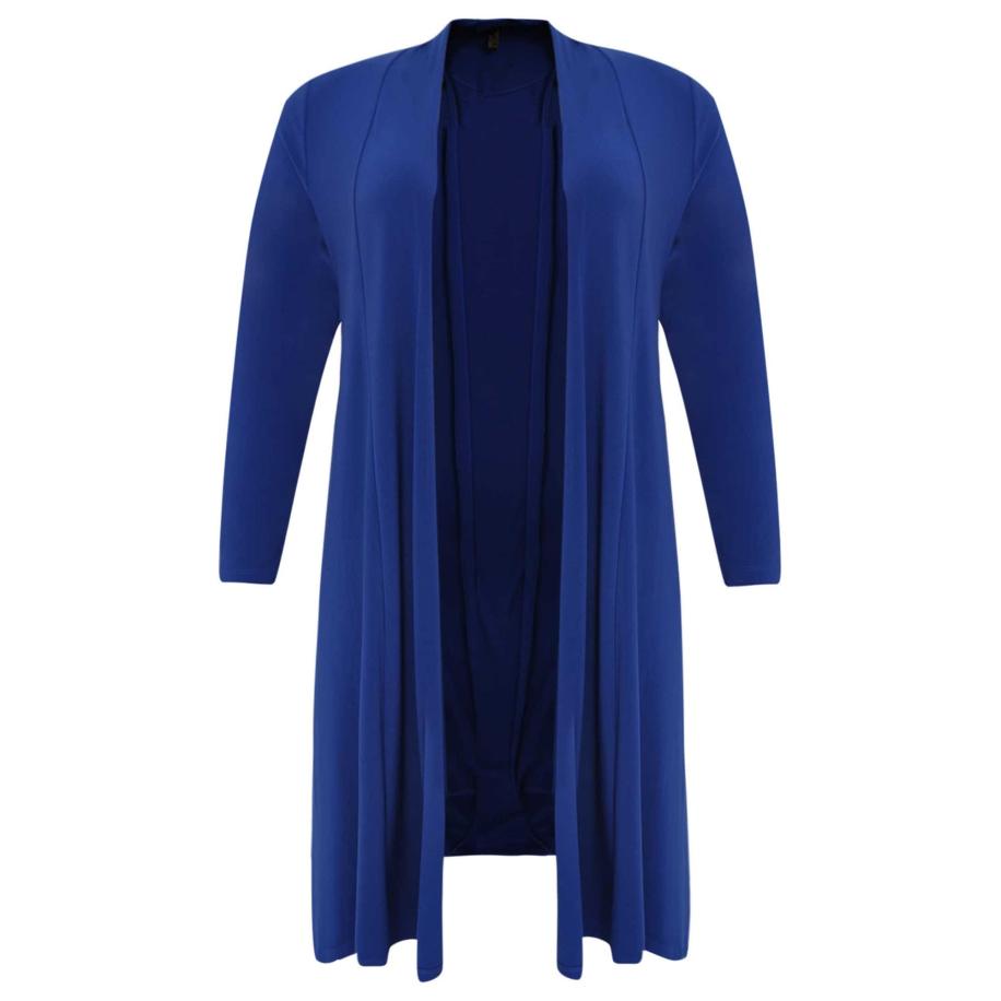 Yoek YOEK Gebreid vest DOLCE royal blue/koningsblauw -