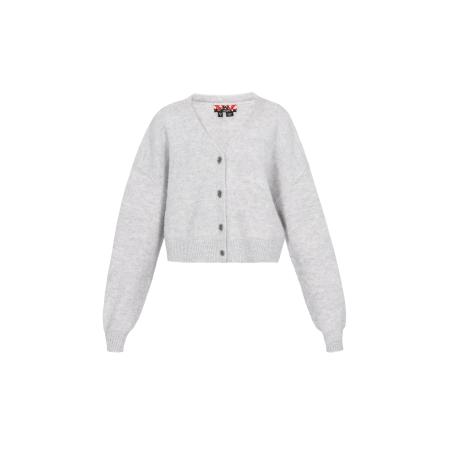 MYMO myMo ROCKS Gebreid vest lichtgrijs