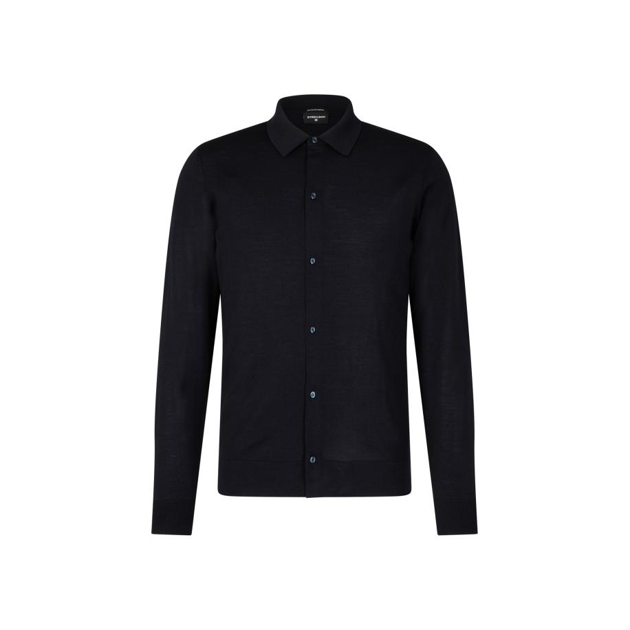 STRELLSON Gebreid vest Marek navy Blauw