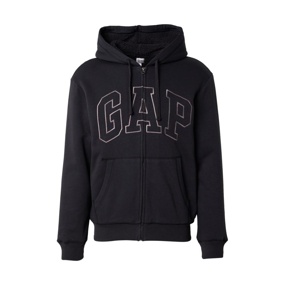 GAP GAP Sweatvest taupe / zwart -