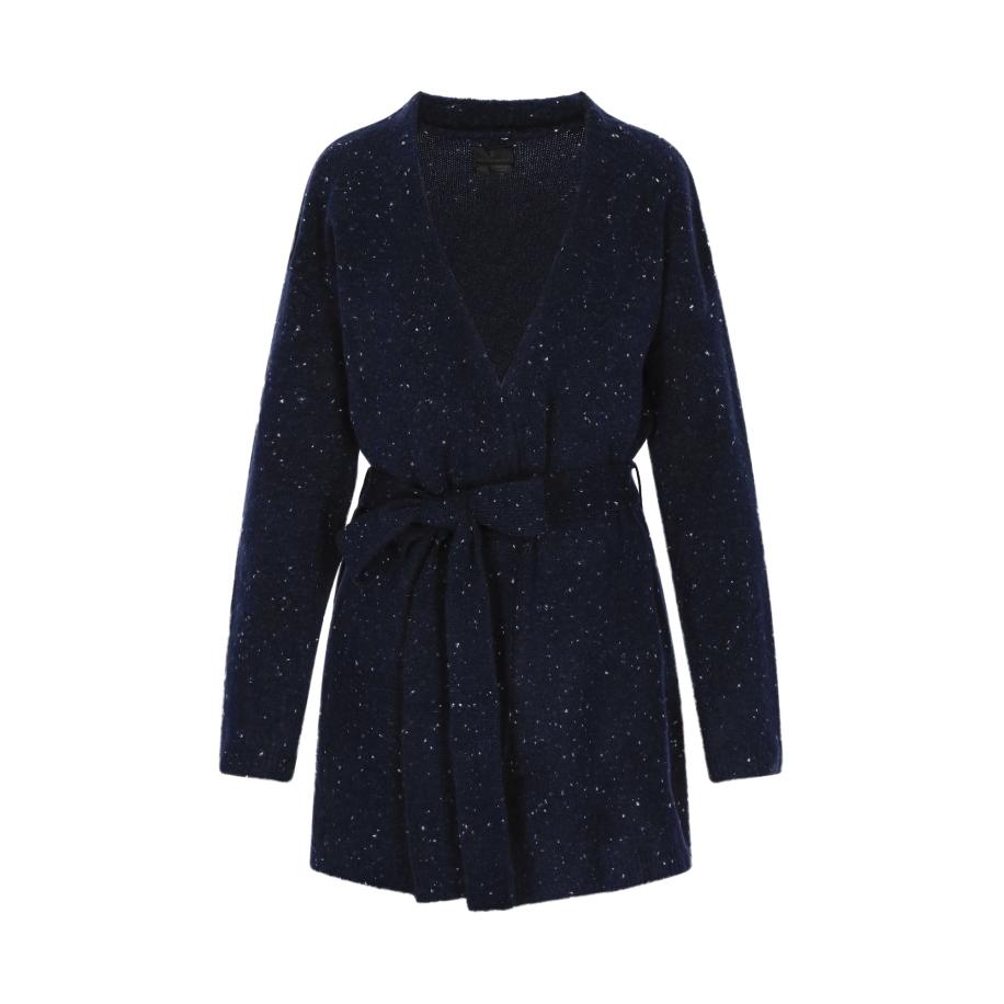 DreiMaster DreiMaster Klassik Gebreid vest marine / wit -