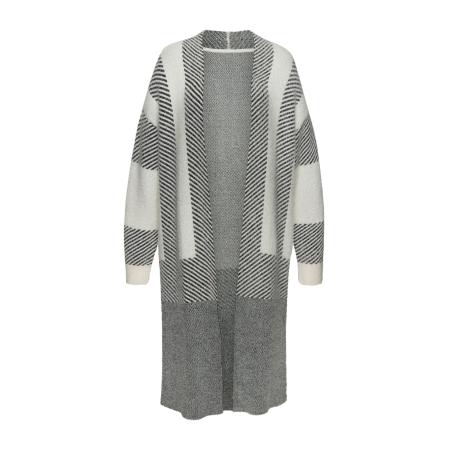 Lascana LASCANA Gebreid vest grijs / wit