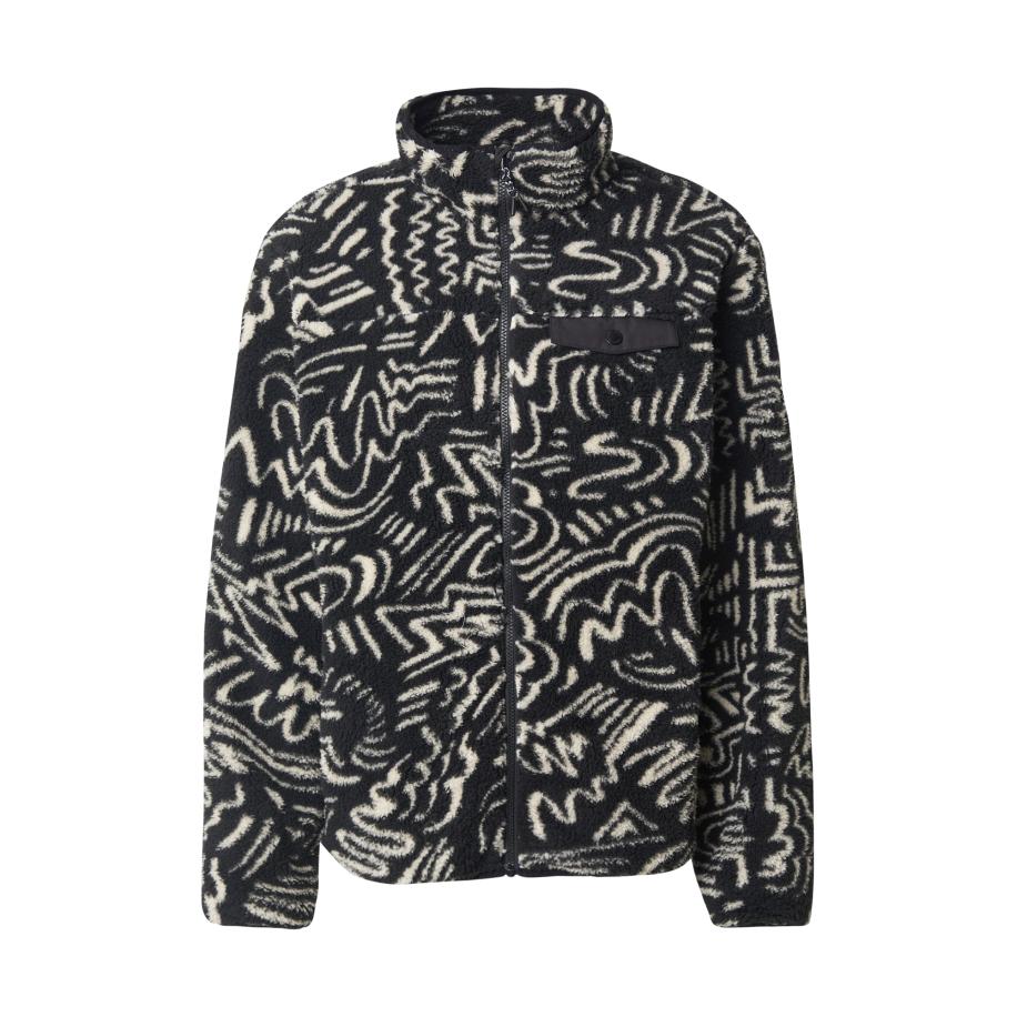 Iriedaily Iriedaily Fleece jas Insaneia beige / zwart -