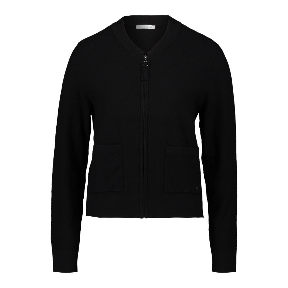 Betty & Co Betty & Co Gebreid vest zwart -