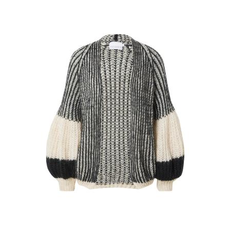 Noella Noella Gebreid vest crème / nachtblauw