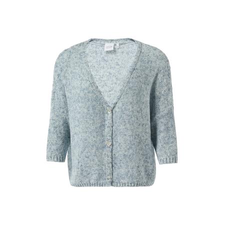 comma casual identity comma casual identity Gebreid vest nachtblauw / opaal / pastelblauw