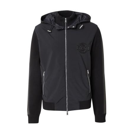 Hugo Boss BOSS Gebreid vest Ibrido zwart