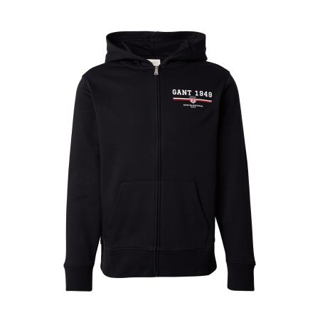 Gant GANT Sweatvest rood / zwart / wit