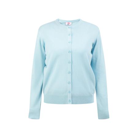 MYMO MYMO Gebreid vest lichtblauw