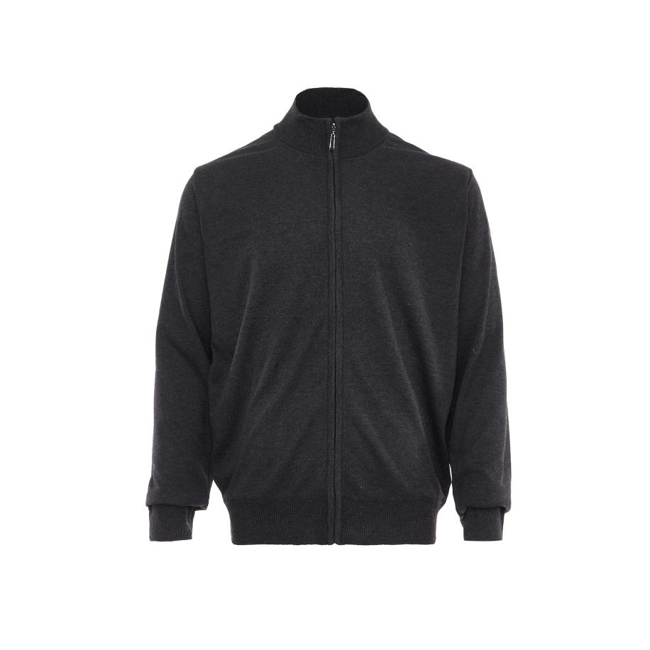 Sloan Sloan Gebreid vest antraciet -