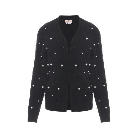 nascita nascita Gebreid vest zwart