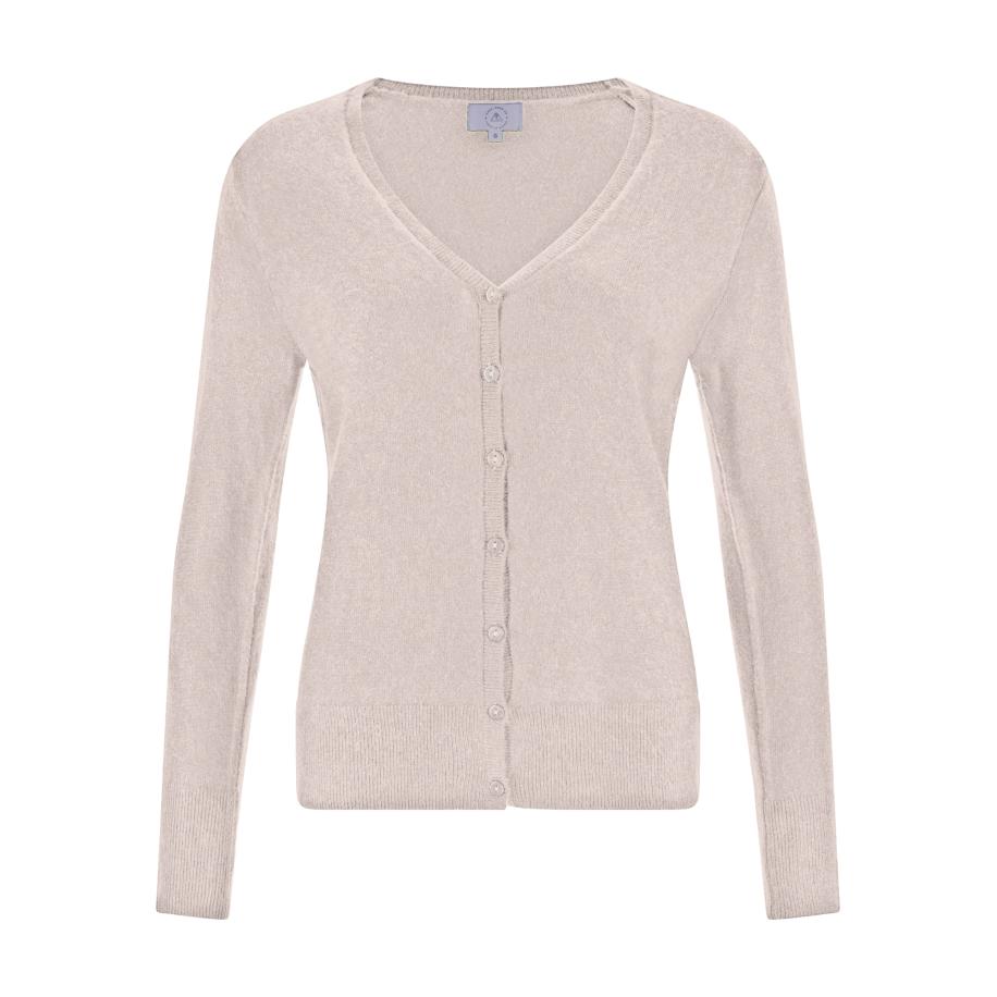 CASH-MERE.CH CASH-MERE.CH Gebreid vest wit -
