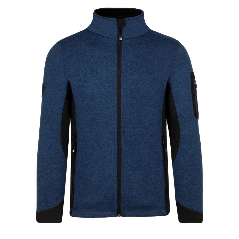 normani normani Fleece jas Wapusk navy / zwart -