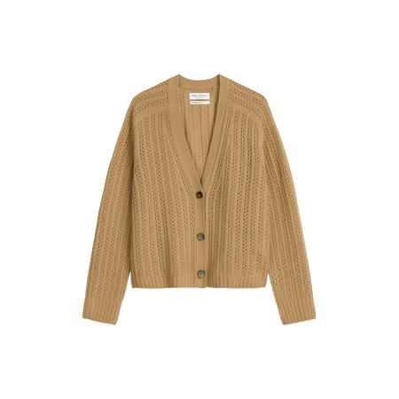 Marc O'Polo Marc OPolo Gebreid vest bruin