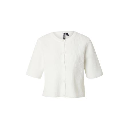 Pieces PIECES Gebreid vest PCSilly wit