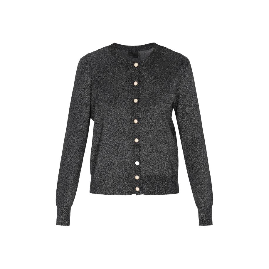 DreiMaster DreiMaster Klassik Gebreid vest Classic Look zwart -