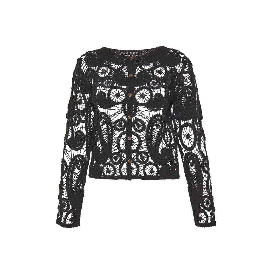 Usha usha FESTIVAL Gebreid vest Fashion Look zwart -