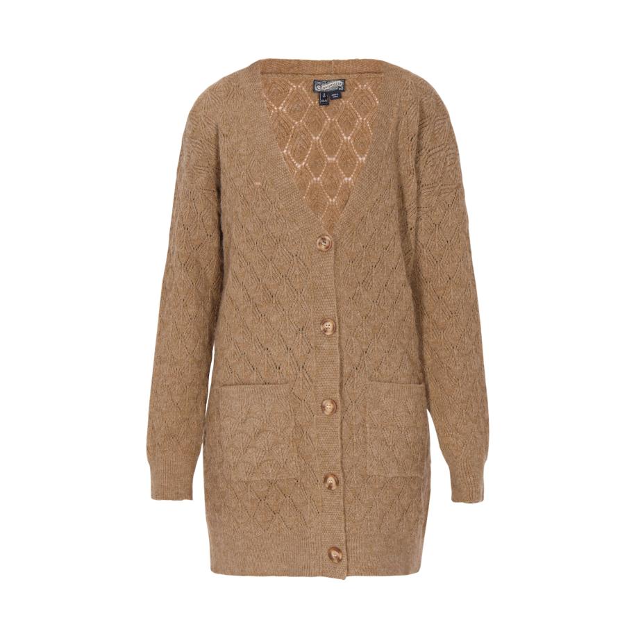 DreiMaster DreiMaster Vintage Gebreid vest lichtbruin -